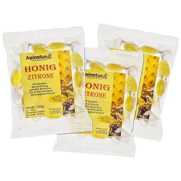 Honig-Zitrone-Bonbons