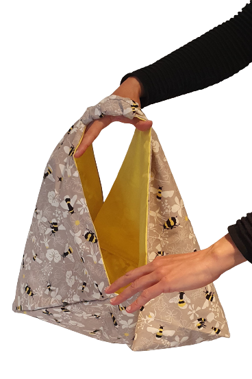 Origami - Einkaufstasche "fleißige Hummel"